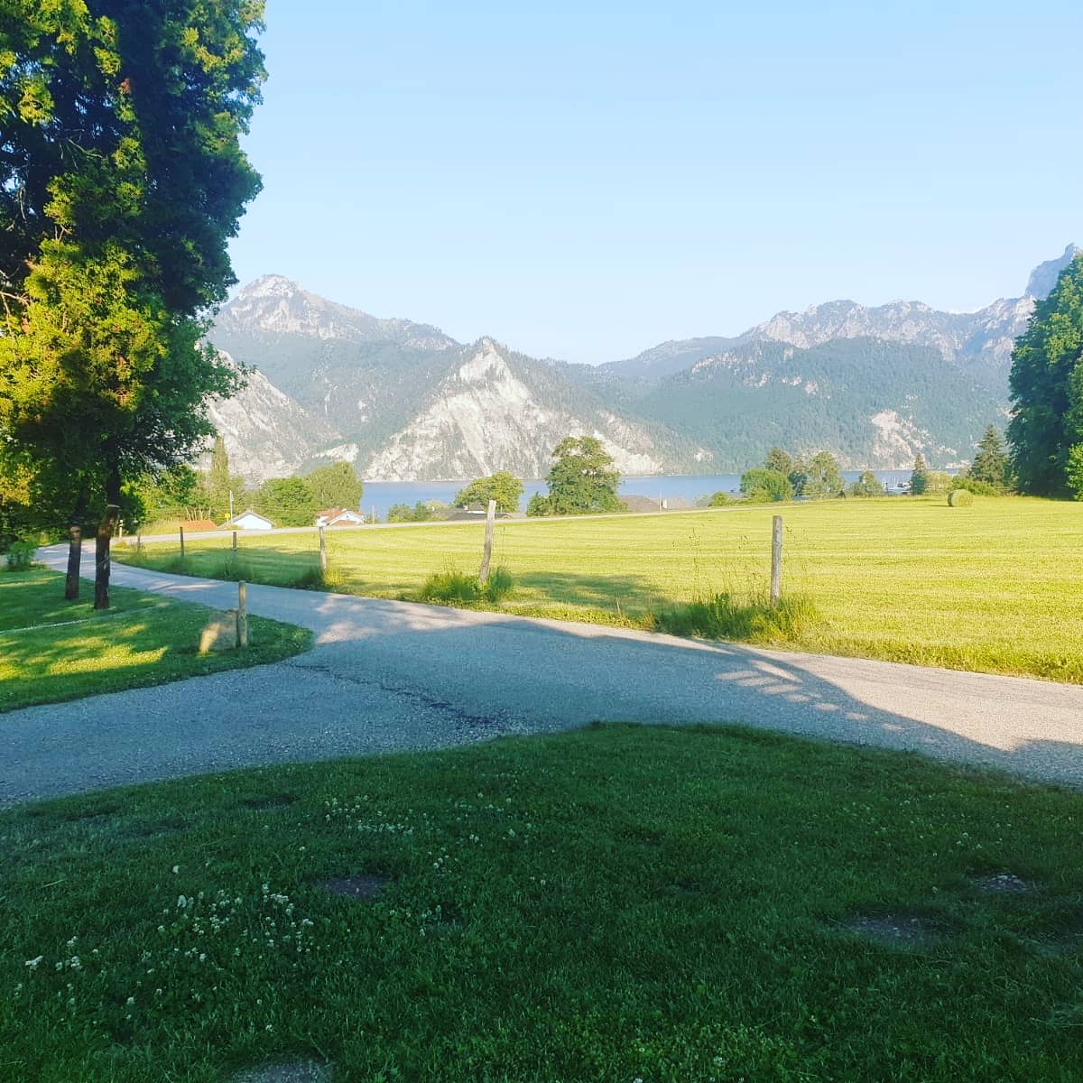 Wohnmobilstellplatz: Traunseeblick