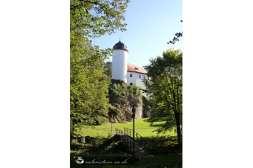 Wohnmobilstellplatz: Burg Rabenstein 300m vom Campinplatz - Campingplatz Oberrabenstein