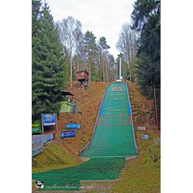 Wohnmobilstellplatz: Gussgrundschanze ca. 3km vom Campingplatz - Campingplatz Oberrabenstein