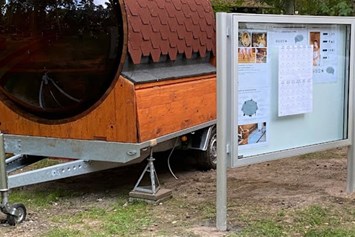 Wohnmobilstellplatz: unsere Sauna - Wohnmobil oder Wohnwagen Stellplatz auf Rügen bei Dranske Kap Arkona nur 200 m bis zur Ostsee