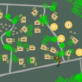 Wohnmobilstellplatz: Lageplan - Wohnmobil oder Wohnwagen Stellplatz auf Rügen bei Dranske Kap Arkona nur 200 m bis zur Ostsee