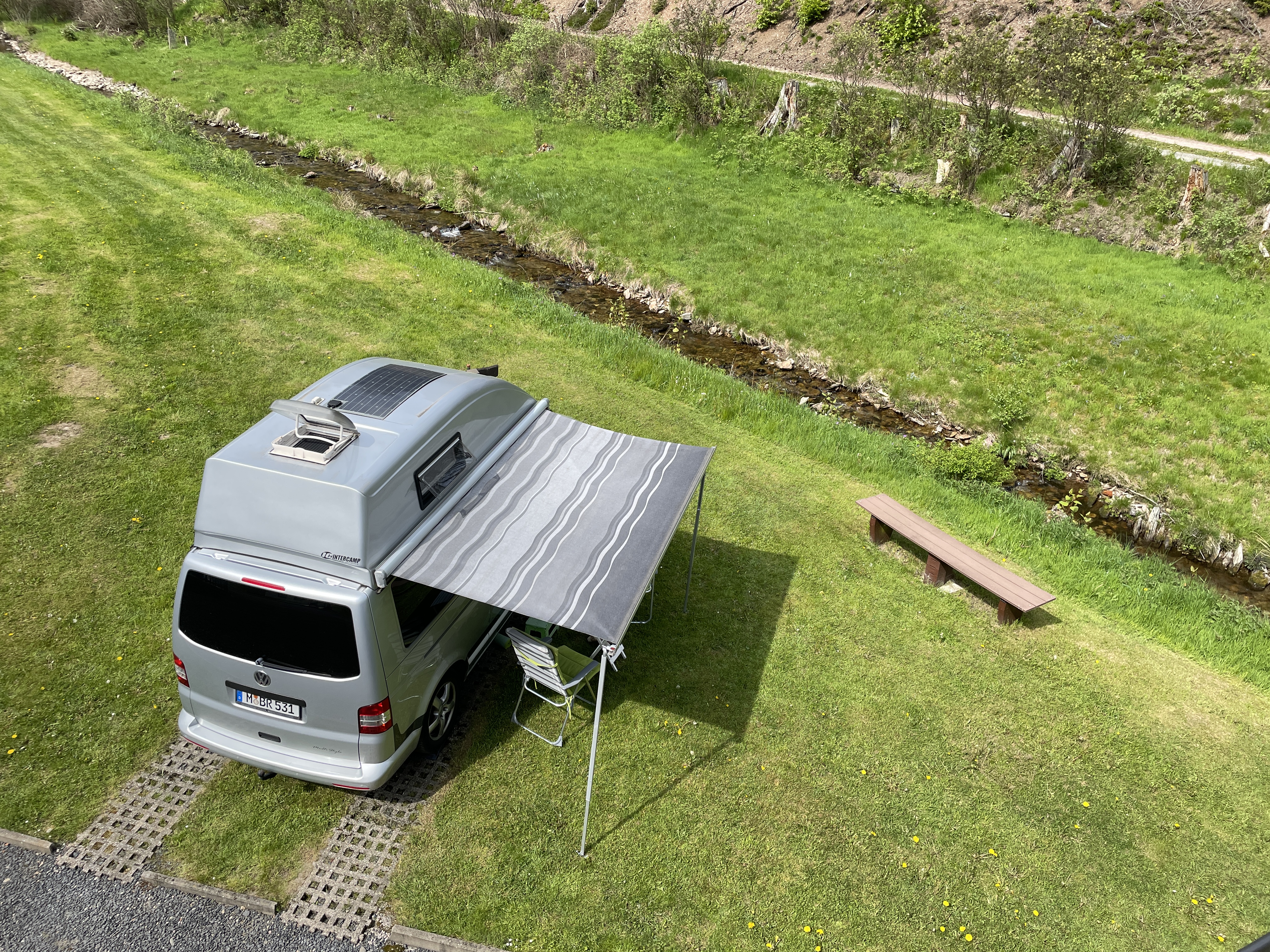 camping mat Indoor/Outdoor Grey and White Rug | Camping Mat, RV Patio Rug
