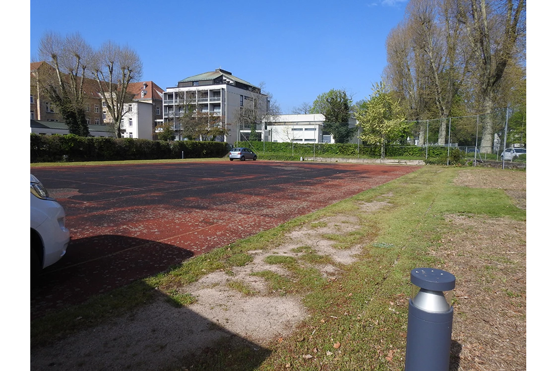 Wohnmobilstellplatz: Wohnmobil-Stellplatz am Bildungshaus St. Bernhard in Rastatt