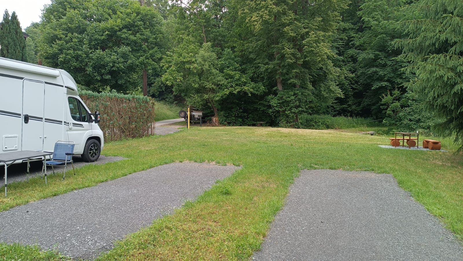 área camper - Art des Stellplatz: eigenständiger Stellplatz - Demitz-Thumitz - Stellplatz Goldgruben