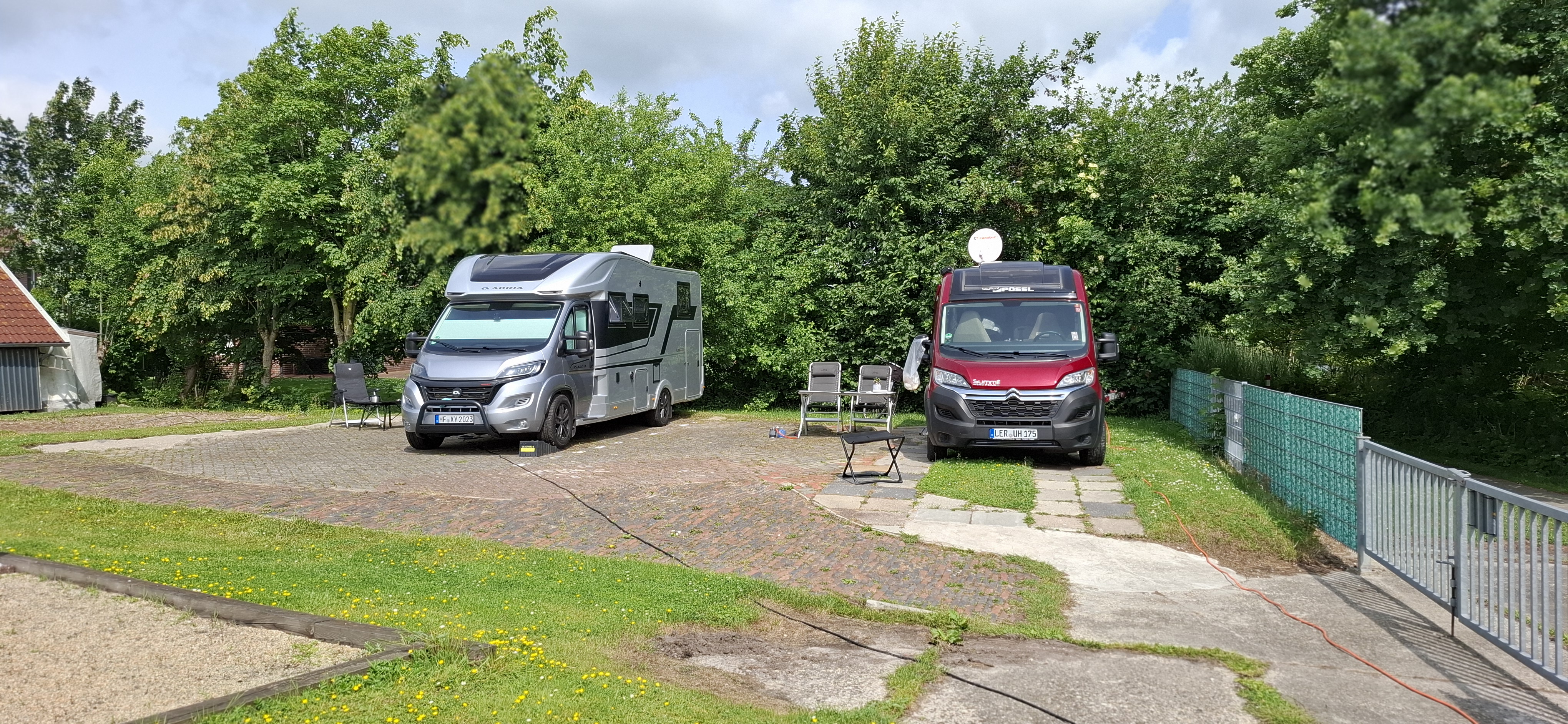 Reisemobilstellplatz: Stellplatz - Paddel und Pedal Rorichum
