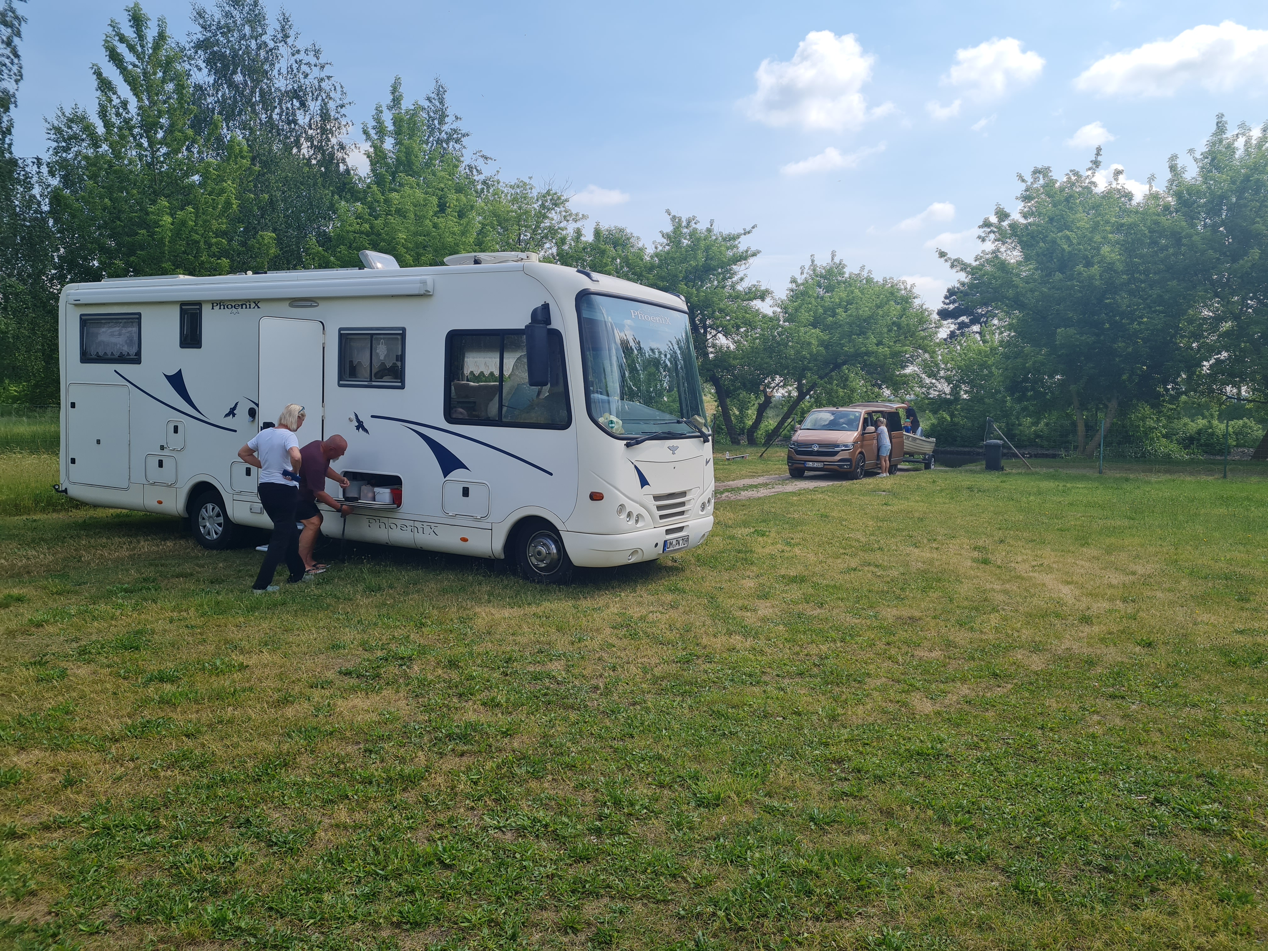 Wohnmobilstellplatz: Wohnmobilstellplatz Nationalpark unteres Odertal