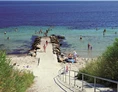 Wohnmobilstellplatz: Badestrand direkt am Campingplatz - Stellplatz am Camping Klausdorfer Strand