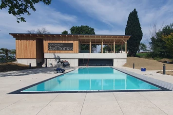 Wohnmobilstellplatz: Zugang zum beheizten Pool inklusive - Landhaus dasThomas - Camping & Pool