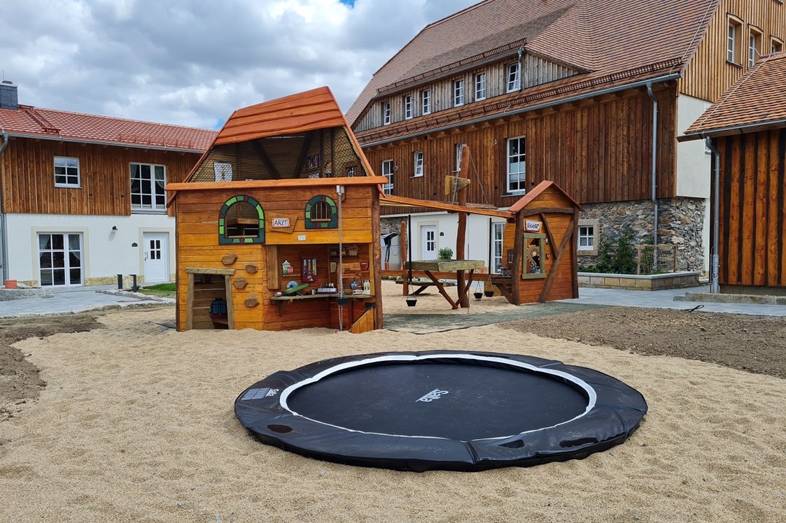 Wohnmobilstellplatz: Spielplatz - Lerchenberghof im Spreequellland/ Oberlausitz