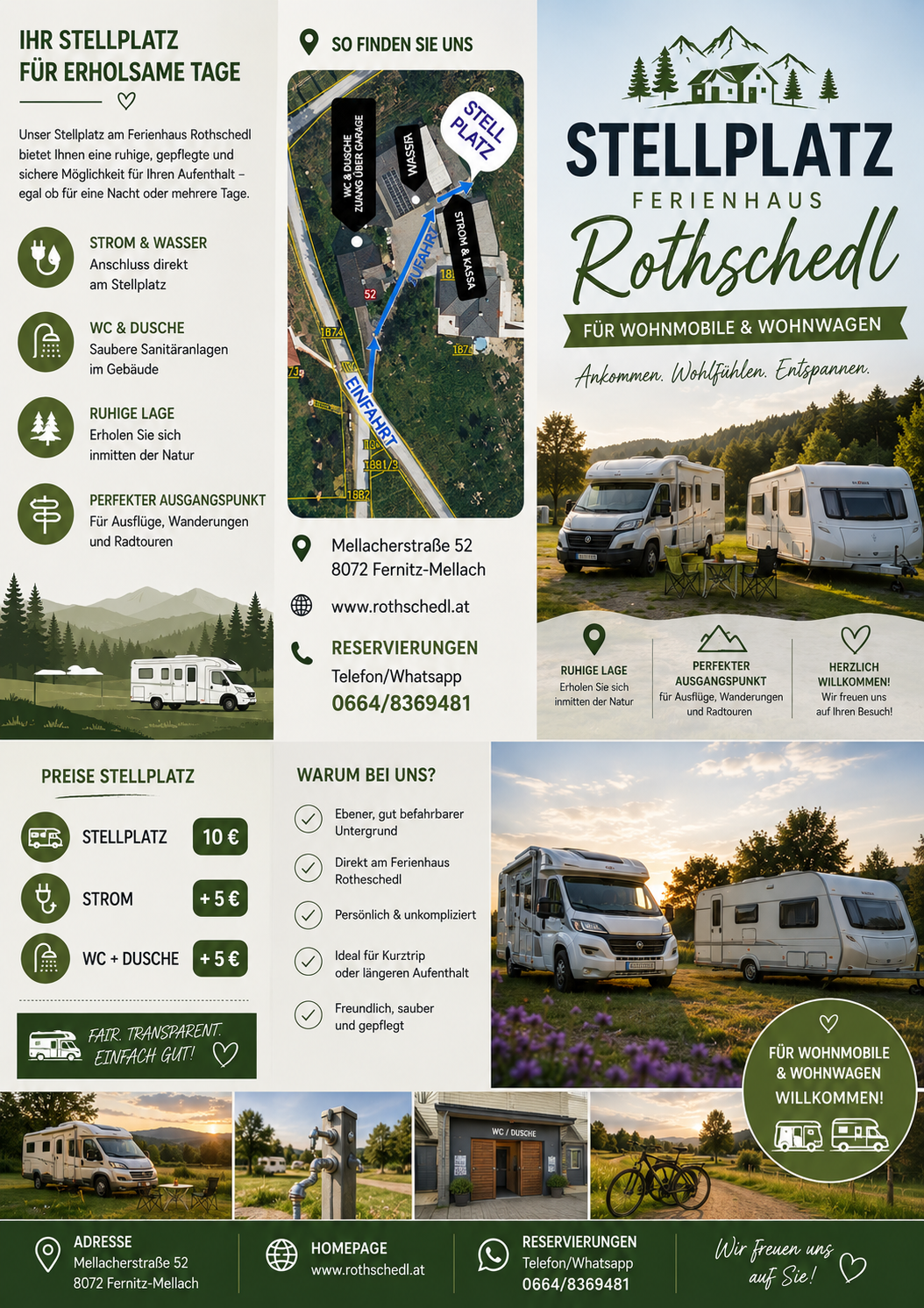 Reisemobilstellplatz: Stellplatz Ferienhaus Rothschedl.at