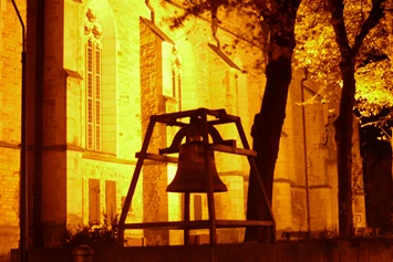 Wohnmobilstellplatz: Abendstimmung am Markt - Wohnmobilstellplatz am Freibad in Bockenem