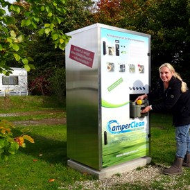 Wohnmobilstellplatz: CamperClean - Reinigungsautomat für Kassenttentoiletten ©Campingpark Kerstgenshof - Campingpark Kerstgenshof