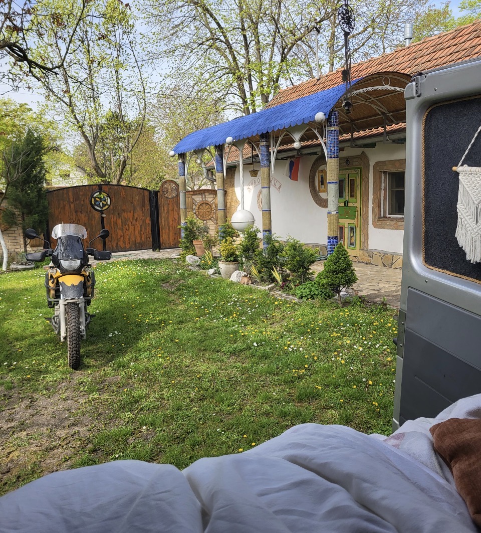 Reisemobilstellplatz: Entrance view from inside - CYCLO CAMP - Zivotnica CAMPING