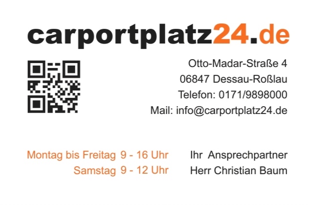 Area sosta per camper - Naumburg (Burgenlandkreis) - Alle Carportplätze haben bei uns eine Mindesthöhe von 4 Meter, Breite 7 Meter x 7 Meter Länge. - carportplatz24.de