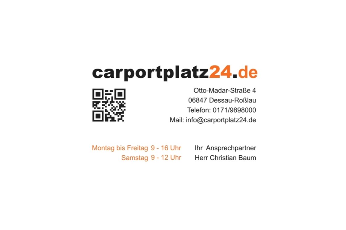Wohnmobilstellplatz: Alle Carportplätze haben bei uns eine Mindesthöhe von 4 Meter, Breite 7 Meter x 7 Meter Länge. - carportplatz24.de