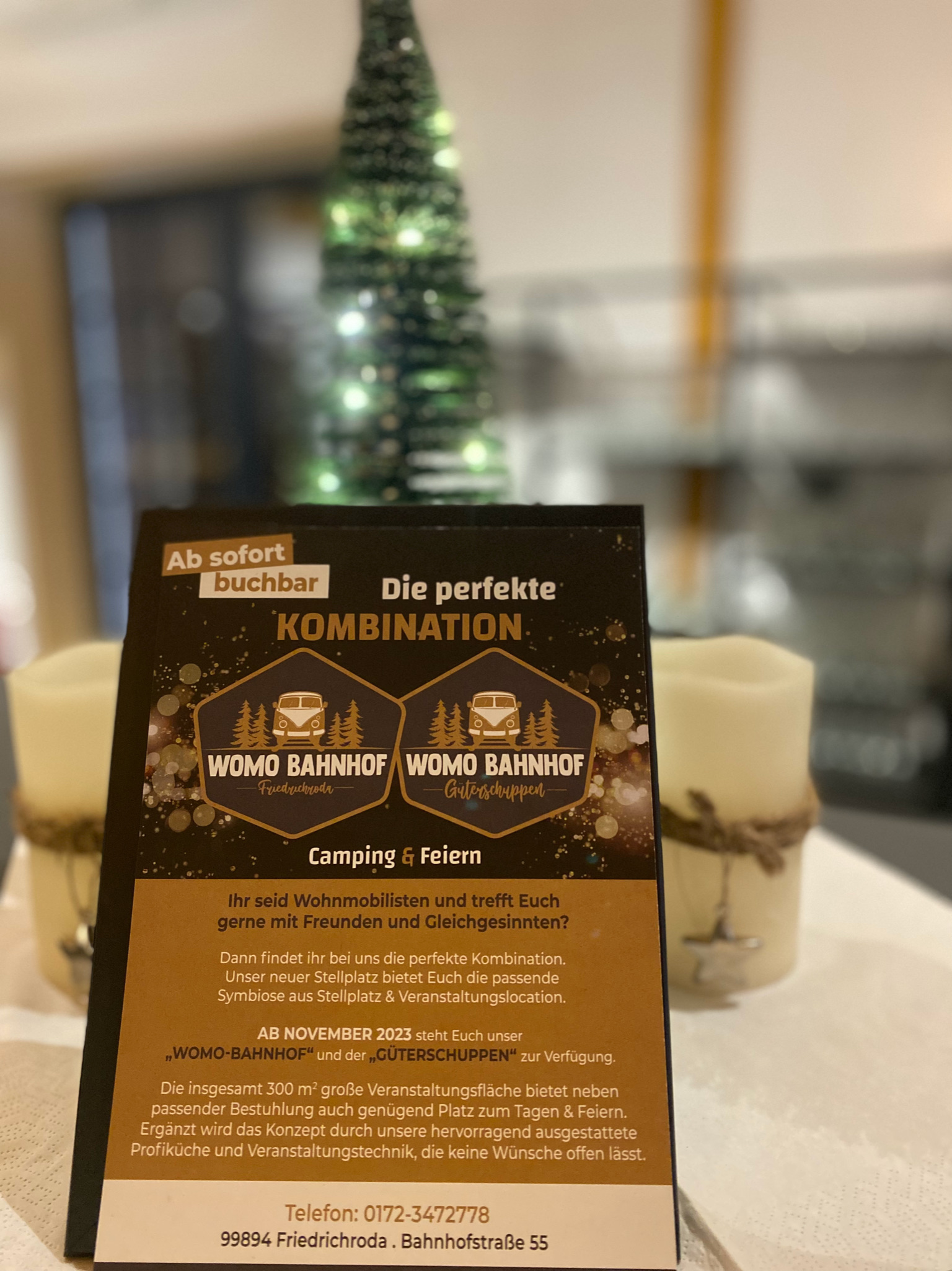 Wohnmobilstellplatz: WOMO Bahnhof Friedrichroda