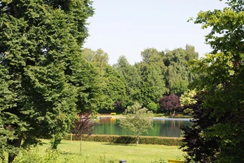 Wohnmobilstellplatz: Das angrenzende Naturfreibad - Caravanplatz Mühlenweiher