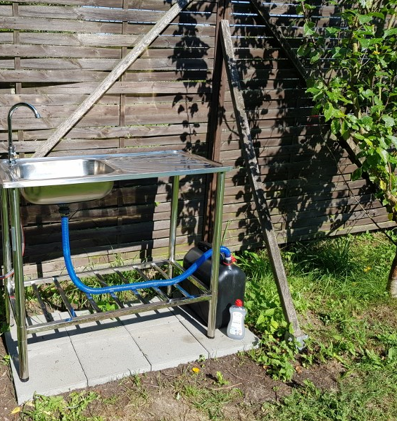 Wohnmobilstellplatz: Abwaschplatz - Feriengehoeft Uckermark