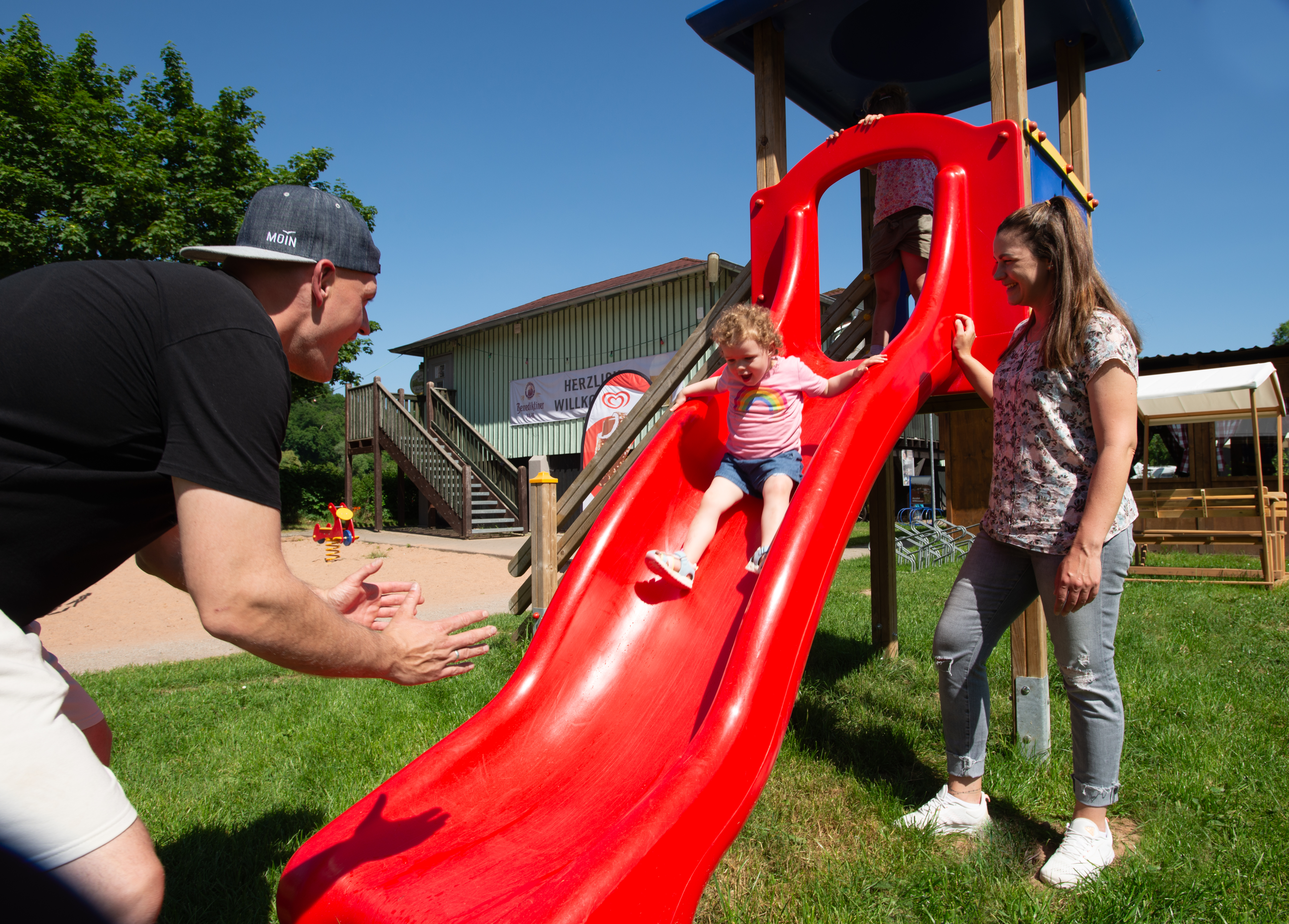 Reisemobilstellplatz - Bad Hersfeld - Spielplatz - Campingplatz Rotenburg an der Fulda
