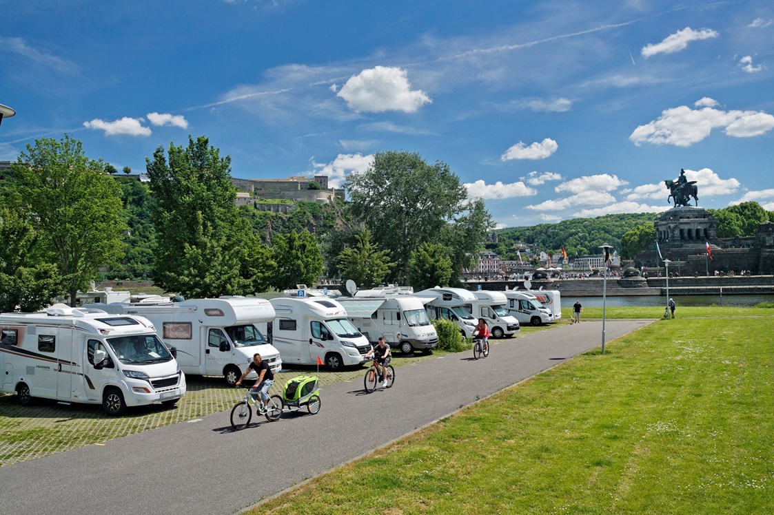 Reisemobilstellplätze am KNAUS Campingpark Rhein-Mosel/Koblenz, Wohnmobilstellplatz in Deutschland