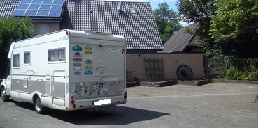 Reisemobilstellplatz - Wohnwagen erlaubt - Münsterland - Beschreibungstext für das Bild - Stellplatz am Landhotel Beckmann