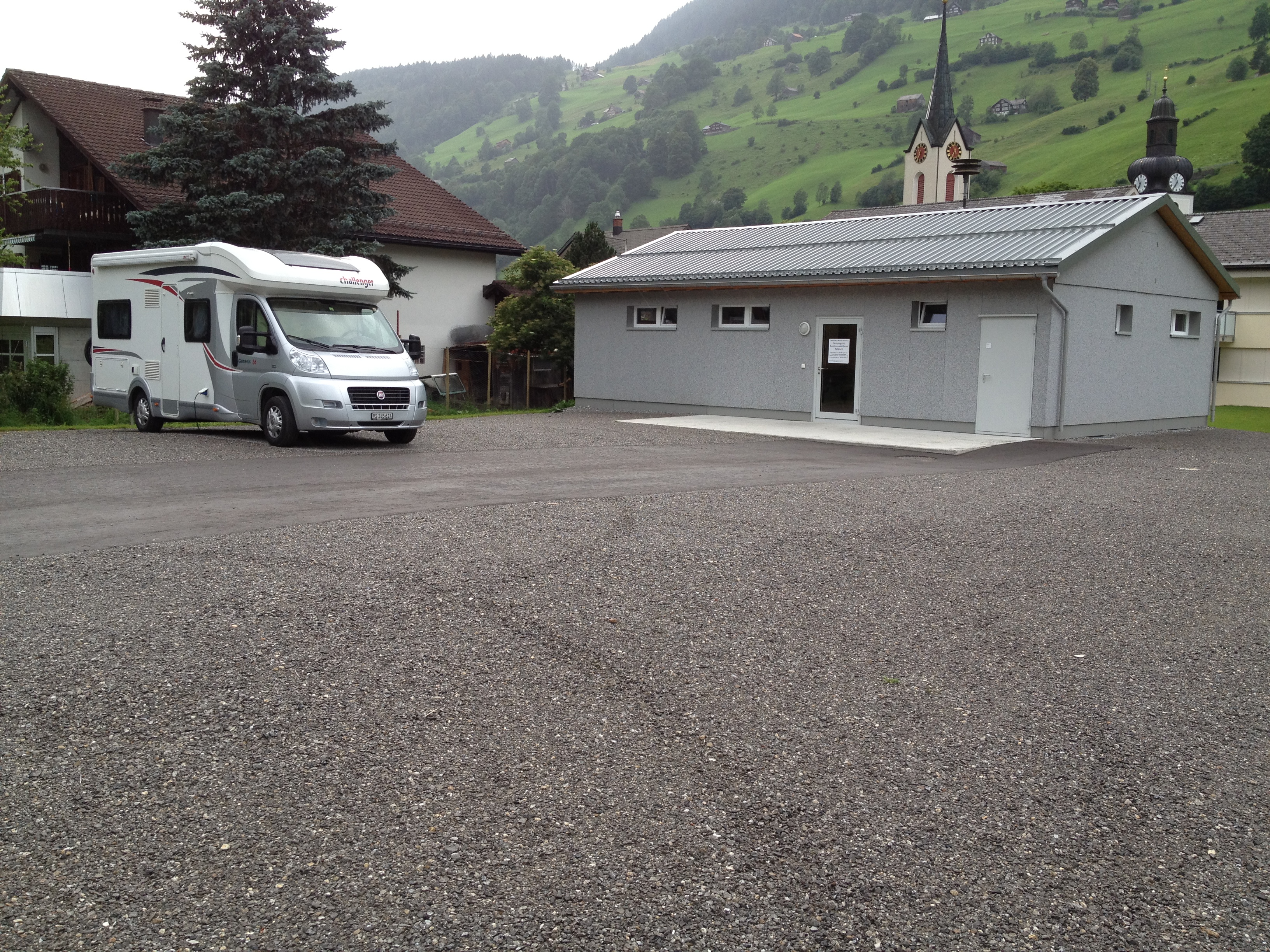 Wohnmobilstellplatz: Beschreibungstext für das Bild - Toggenburg, Alt St. Johann, Ochsenwis