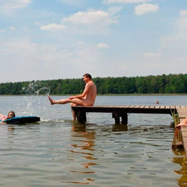 Wohnmobilstellplatz: Wohnmobilstellplatz am FKK Campingplatz am Rätzsee