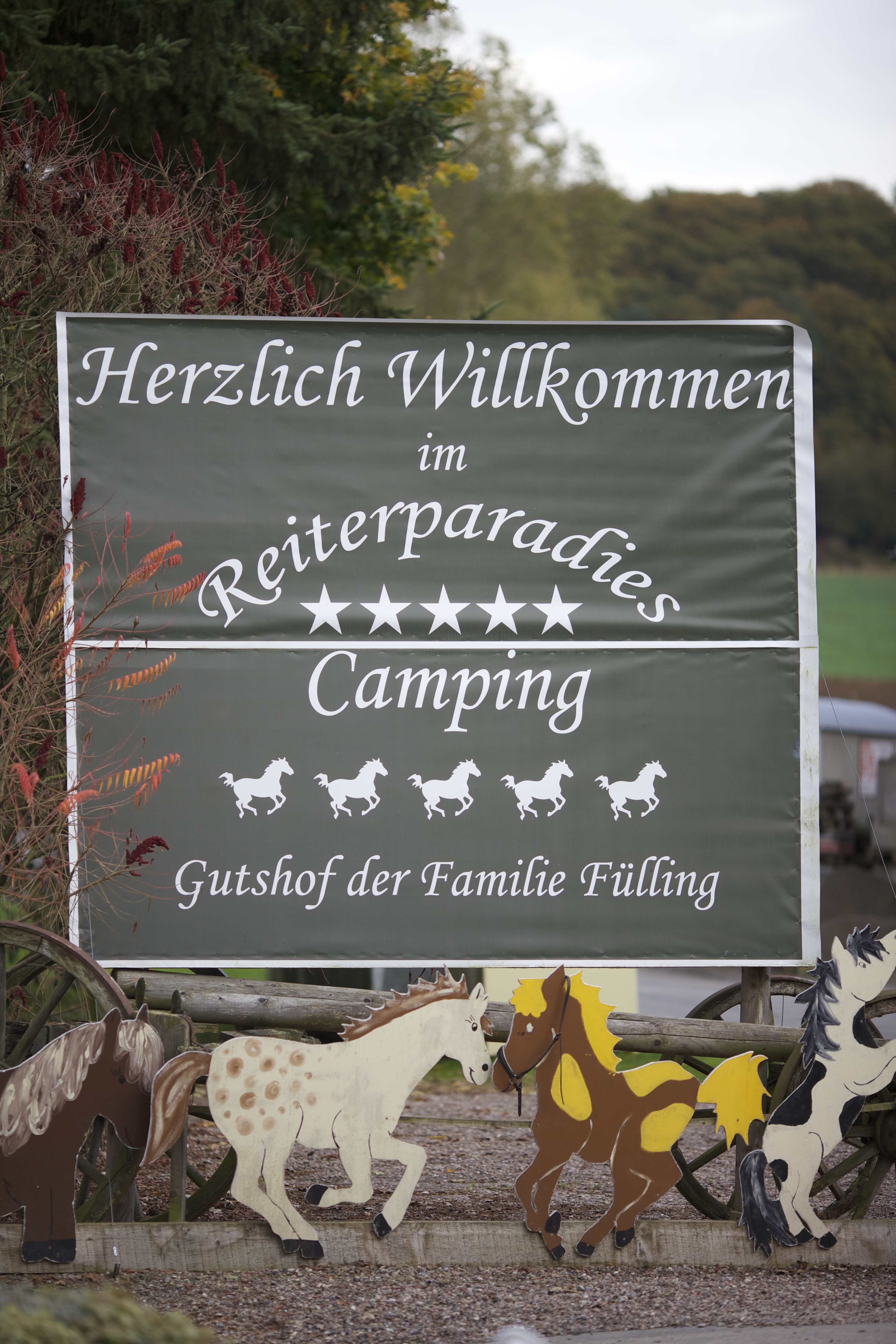 Wohnmobilstellplatz: Wir freuen uns auf euren Besuch  - Reiterparadies Campingplatz