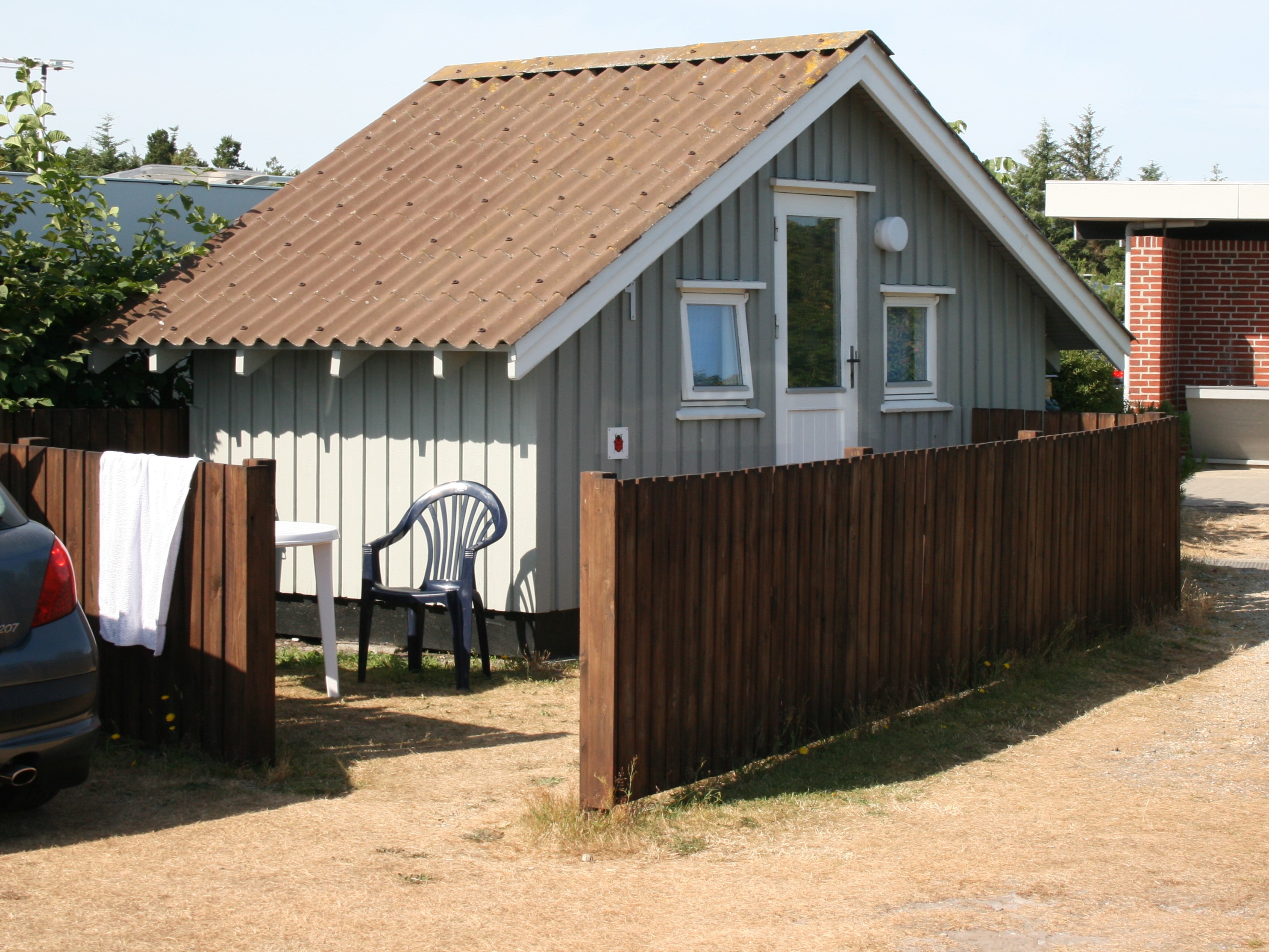 Wohnmobilstellplatz: Hytte model 1, den klassiske. - Stjerne Camping