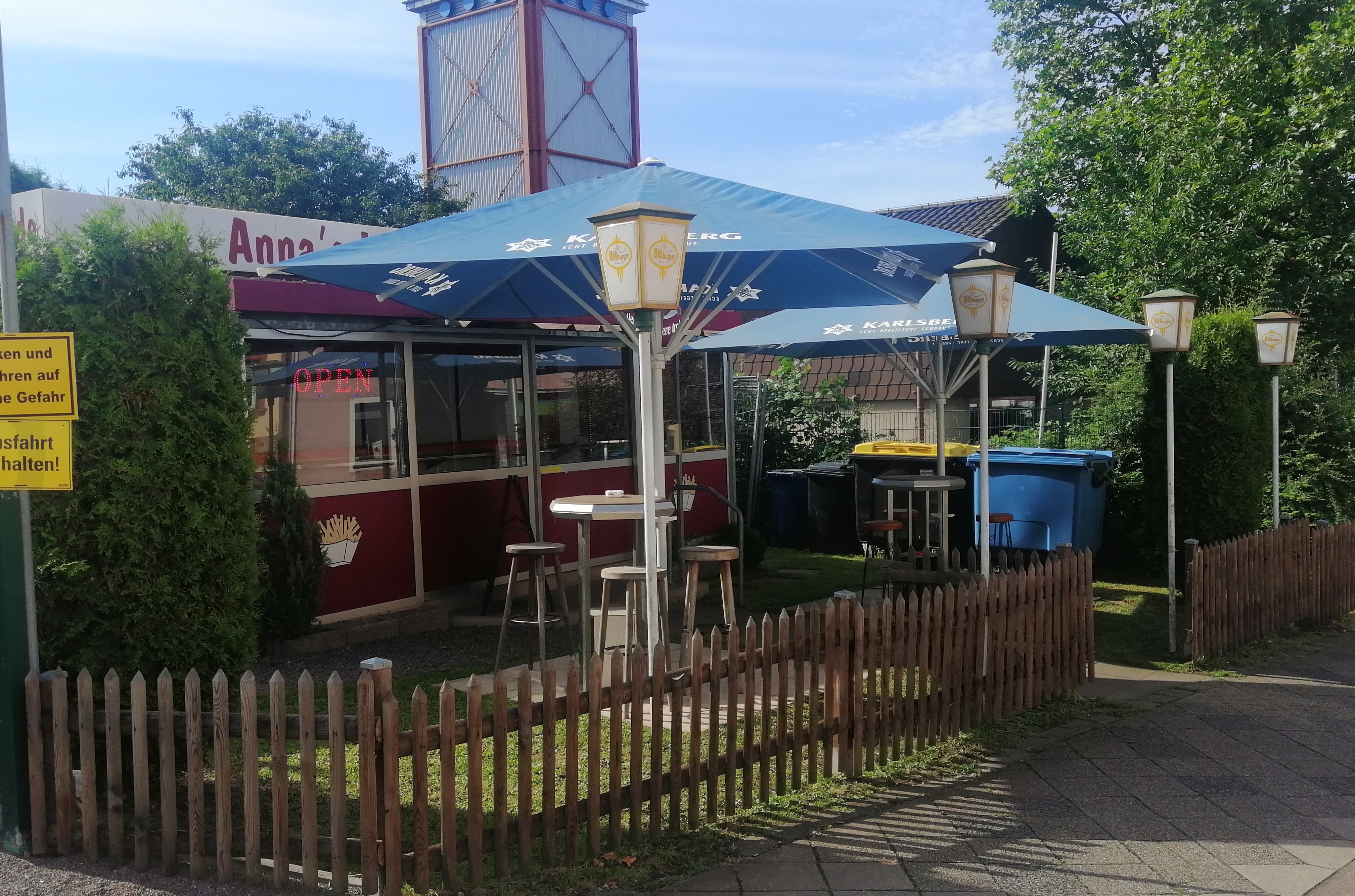 Wohnmobilstellplatz: Unser Imbiss  - Franks Wohnmobil Stellplätze Völklingen Saarland