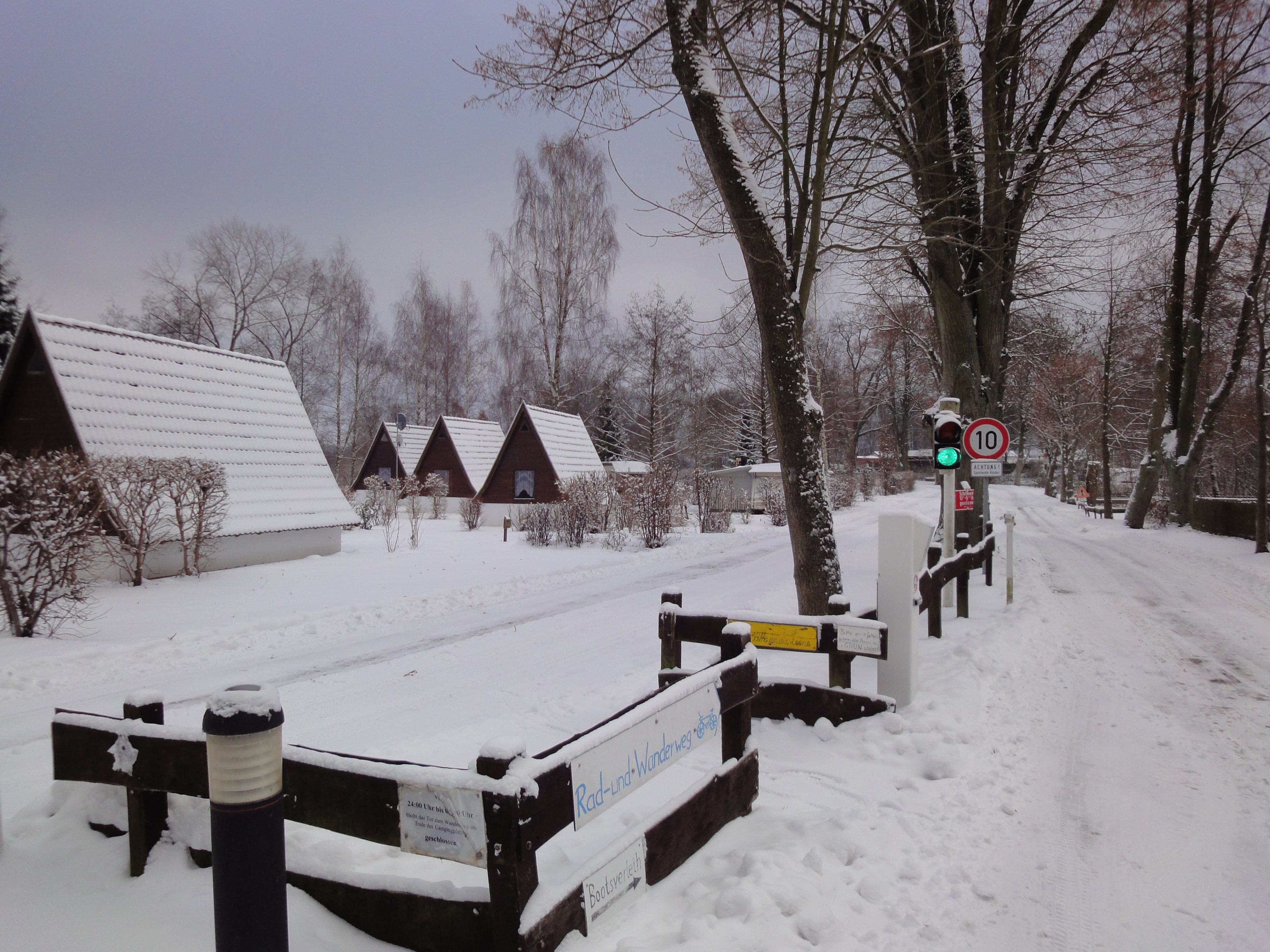 Wohnmobilstellplatz: Campingpark Zuruf im Winter - Wohnmobilstellplatz am Campingpark Zuruf