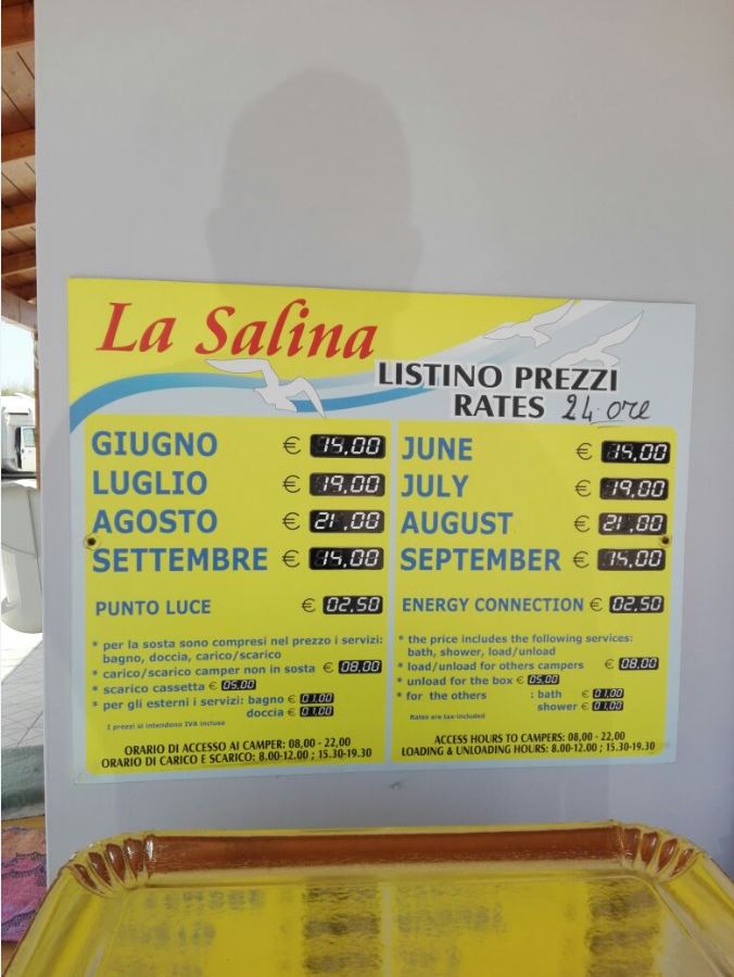 Reisemobilstellplatz - Lecce - Area Sosta Camper La Salina