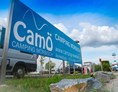 Wohnmobilstellplatz: Einfahrt CamÖ - Schrankenanlage - CamÖ Camping Mörbisch am Neusiedlersee