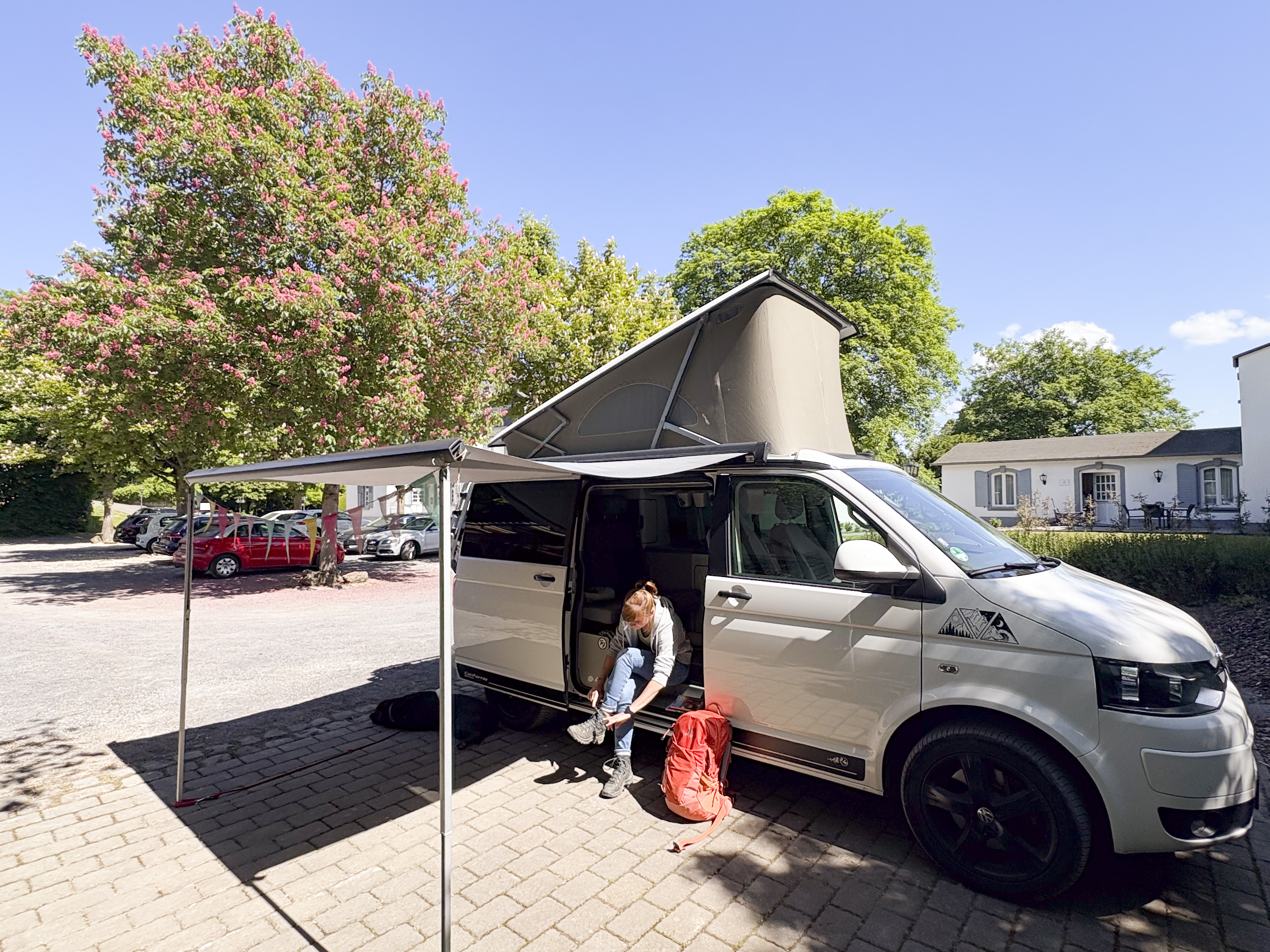 Reisemobilstellplatz: Wanderer - Wohnmobilstellplatz im Schlosspark - Staanplaatsen