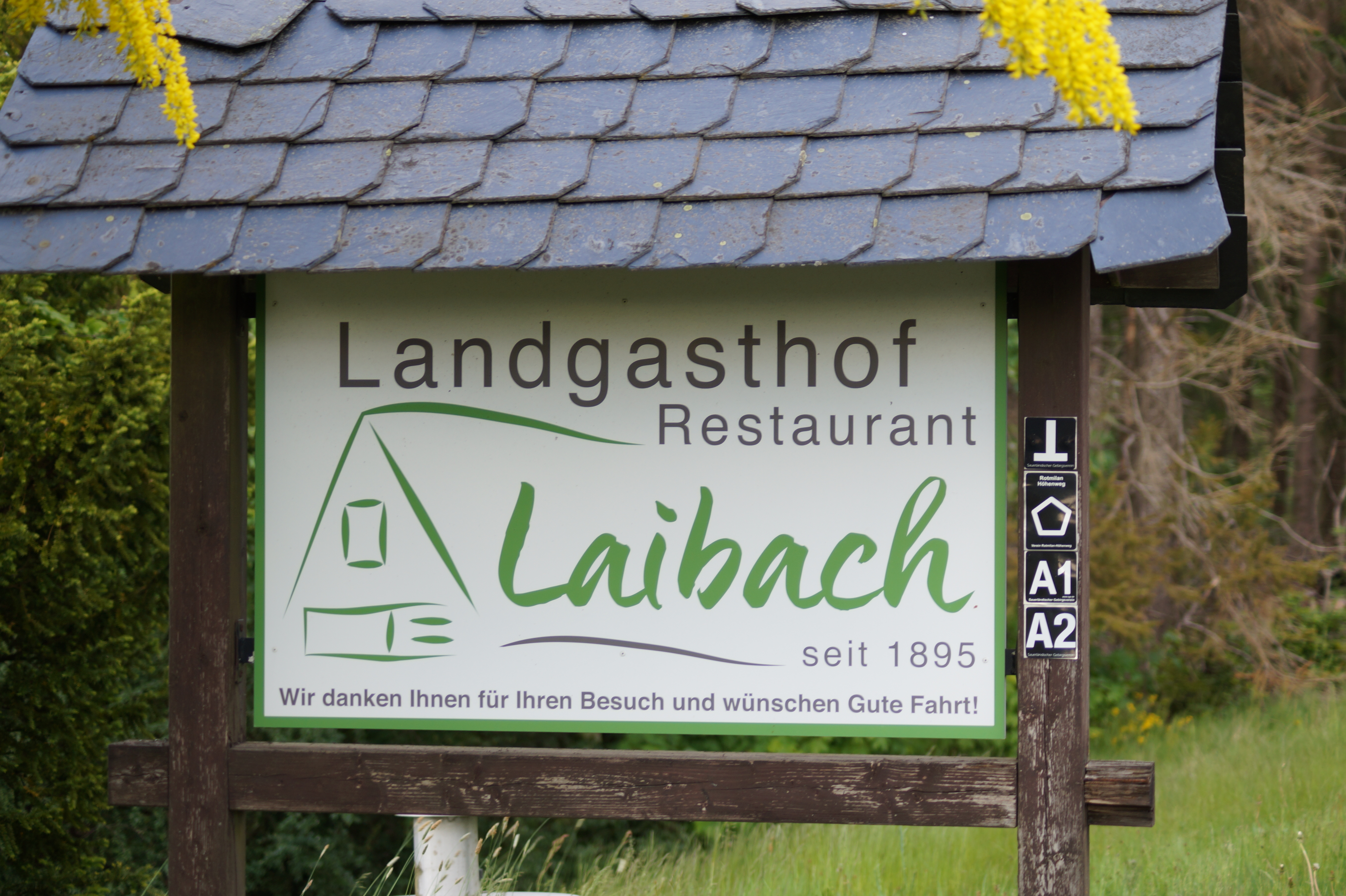 Wohnmobilstellplatz: Logo - Landgasthof Restaurant Laibach