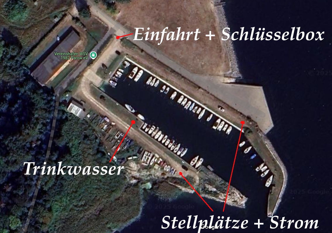 Wohnmobilstellplatz: Wassersportverein Parow