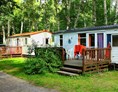 Wohnmobilstellplatz: Mobilheime für max. 4 Personen - Campingplatz "Boek"