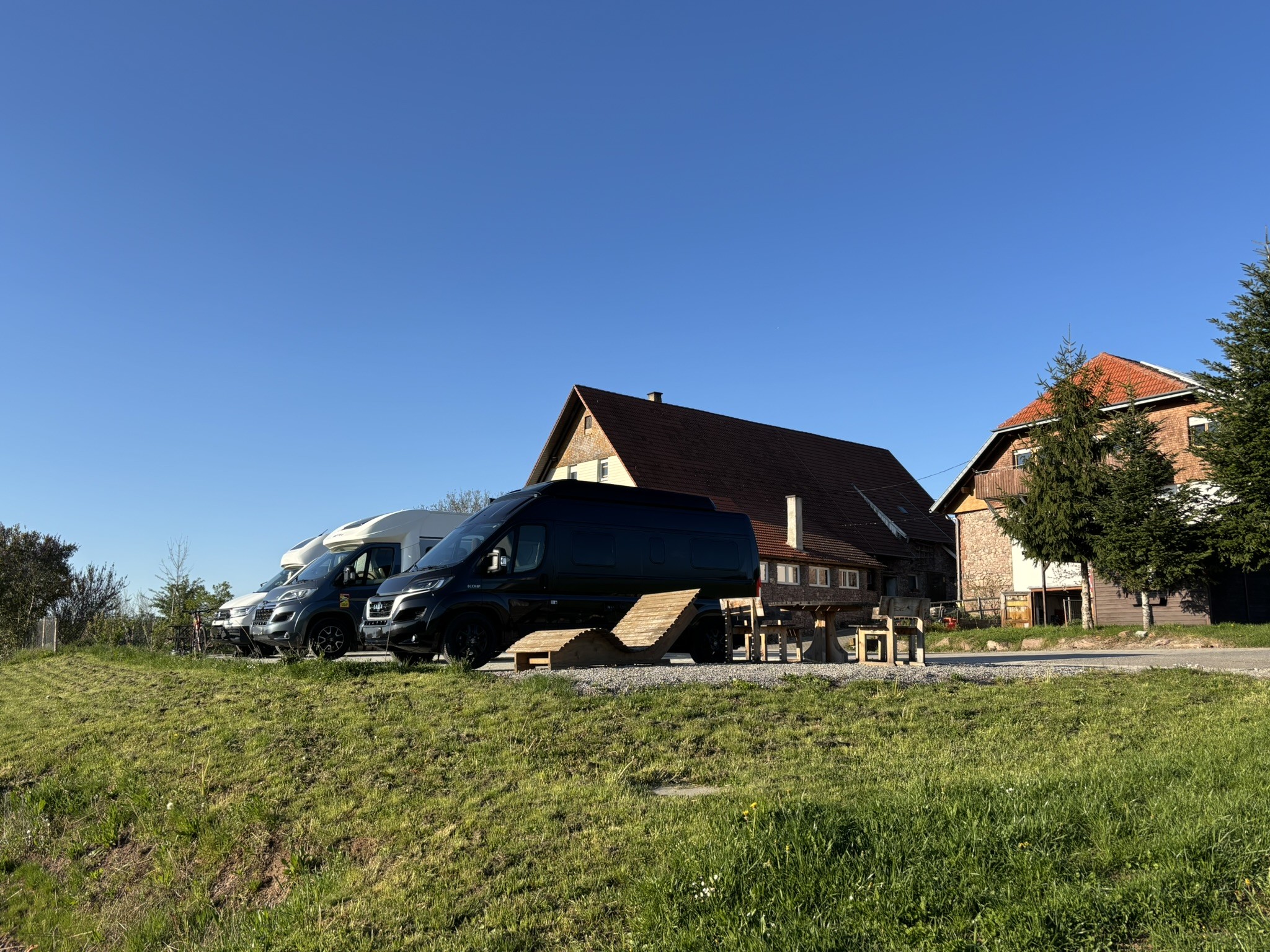 RV park - Hornberg (Ortenaukreis) - Wohnmobilstellplatz Kristleshof Hutneck
