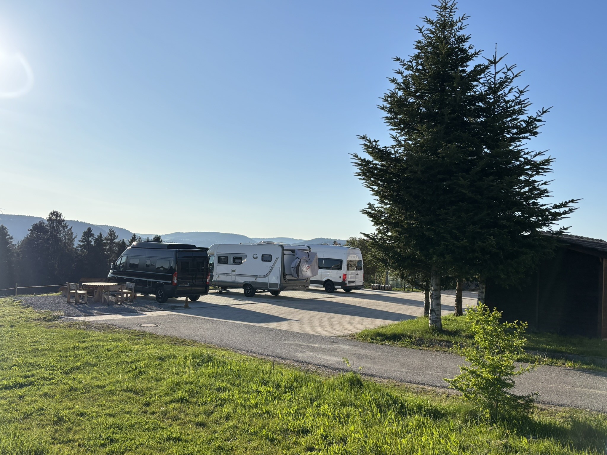 Reisemobilstellplatz: Wohnmobilstellplatz Kristleshof Hutneck