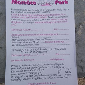 Wohnmobilstellplatz: Mamaca Park Area Attrezzata