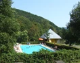 Wohnmobilstellplatz: Beheiztes Freibad 180qm - Odenwald-Camping-Park