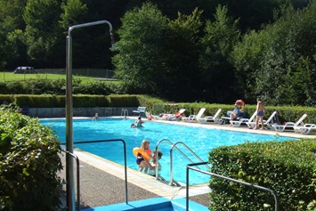 Wohnmobilstellplatz: Freibad - Odenwald-Camping-Park