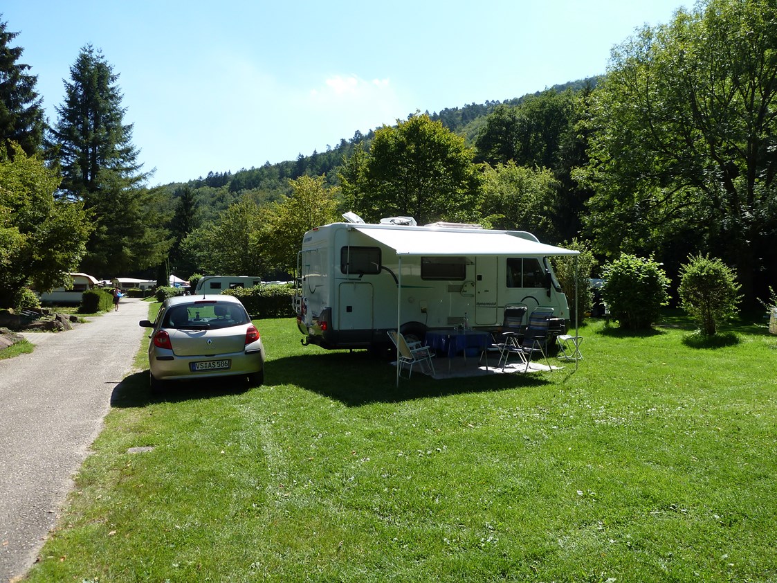 Wohnmobilstellplatz: Stellplätze mit Vollservice - Odenwald-Camping-Park