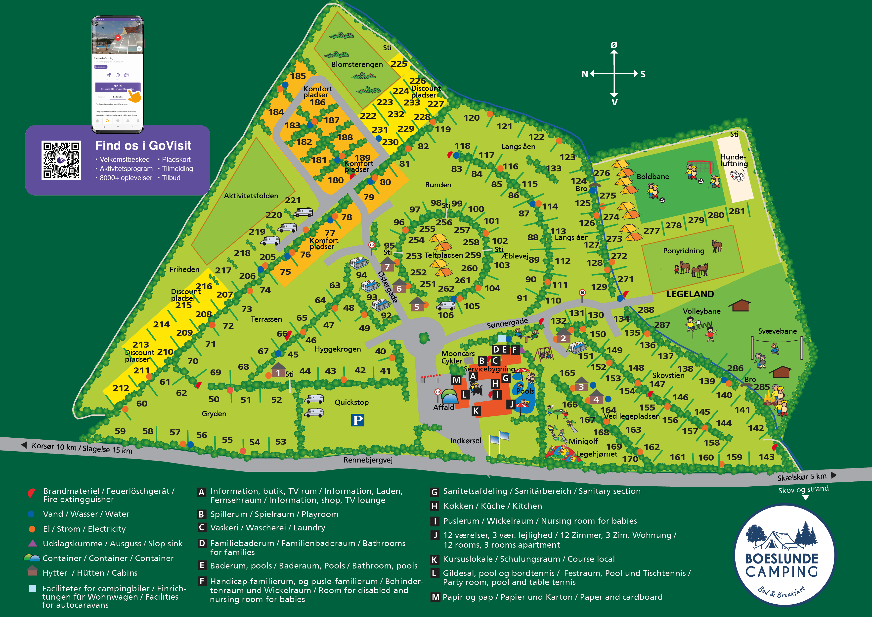 Area sosta per camper - Wintercamping - Zelanda - pladskort - Boeslunde Camping