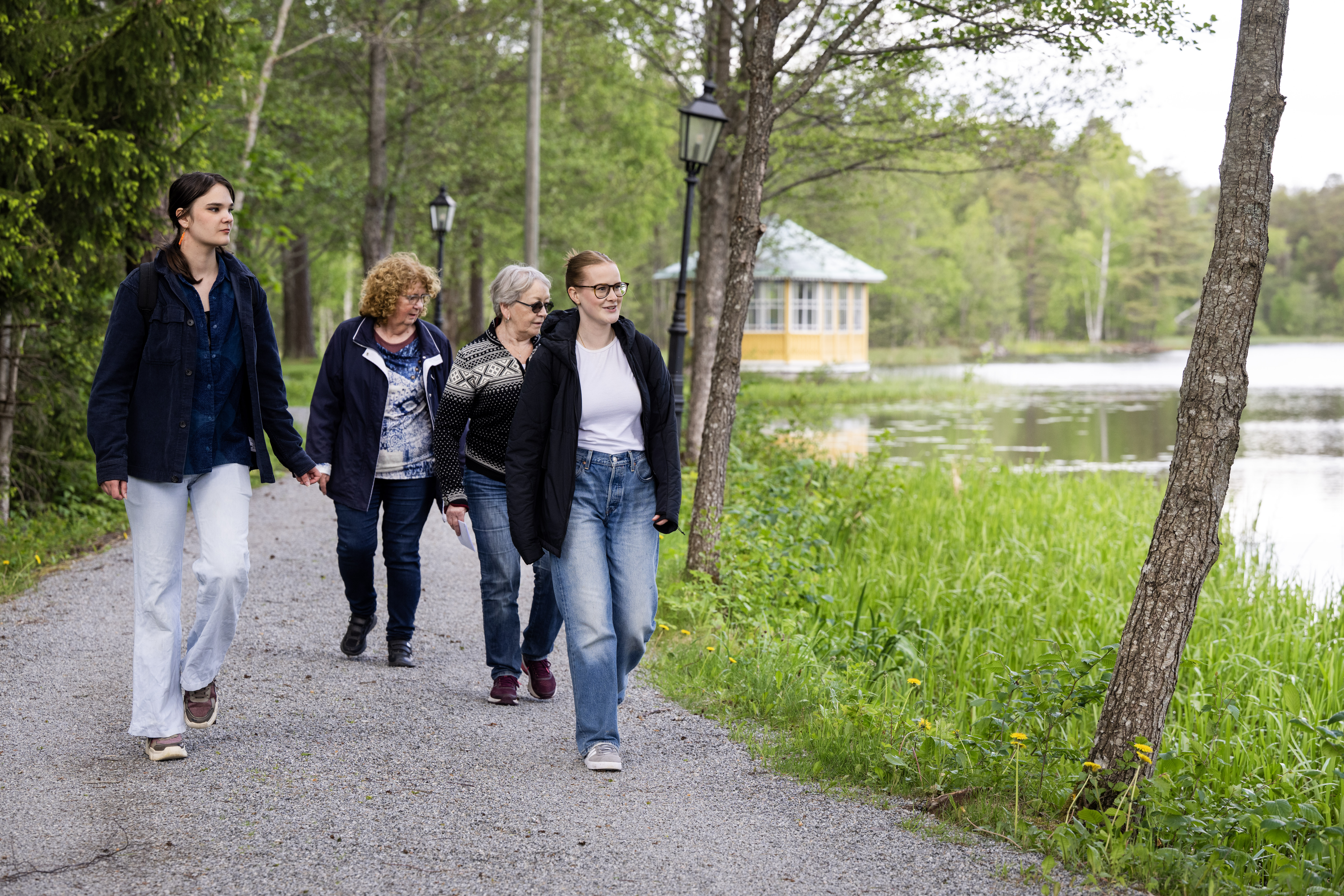 Wohnmobilstellplatz: Wanderweg direkt vor dem Gelände von Sofielund - Sofielund Vandrarhem & Camping