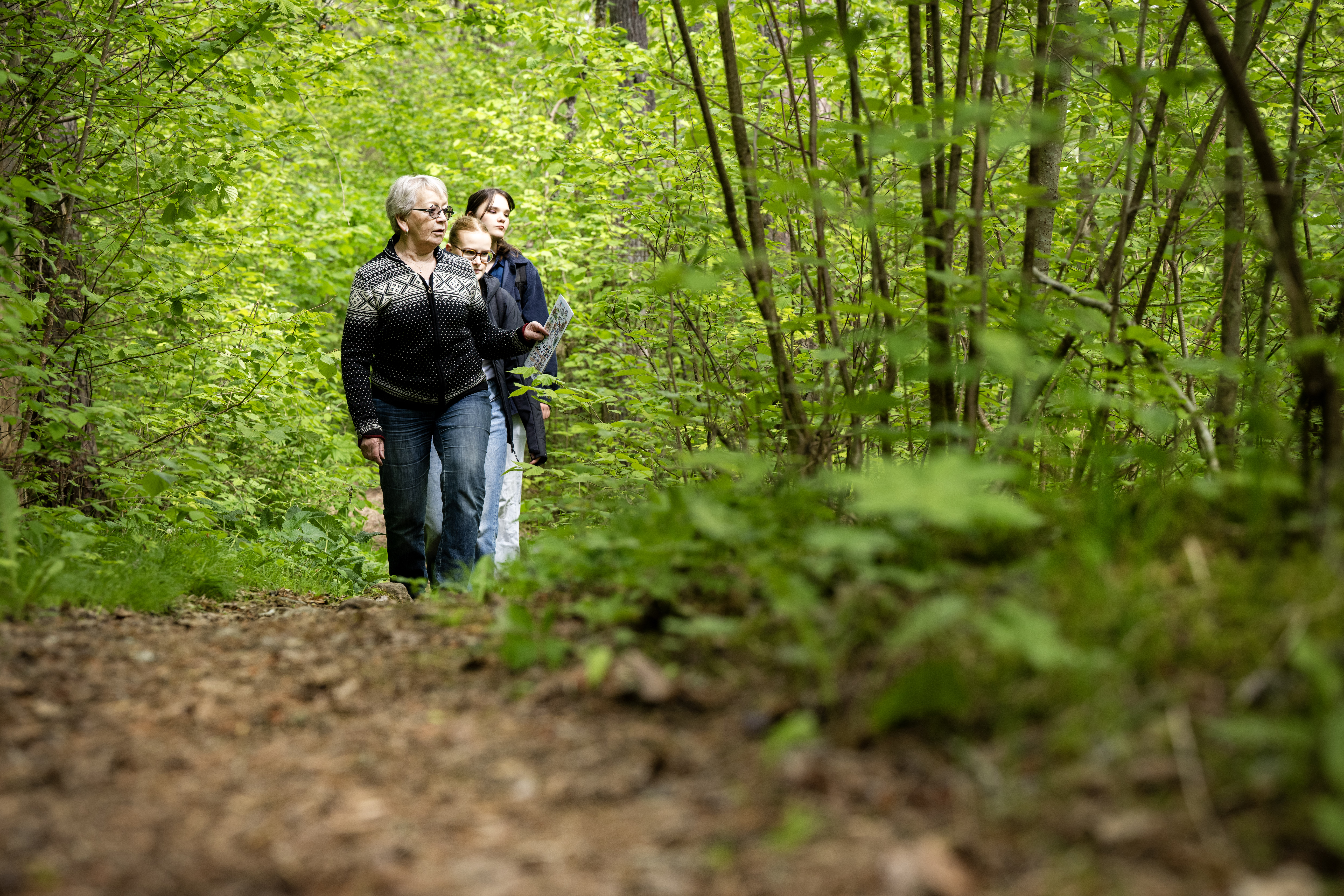 Wohnmobilstellplatz: Wanderweg direkt vor dem Gelände von Sofielund - Sofielund Vandrarhem & Camping