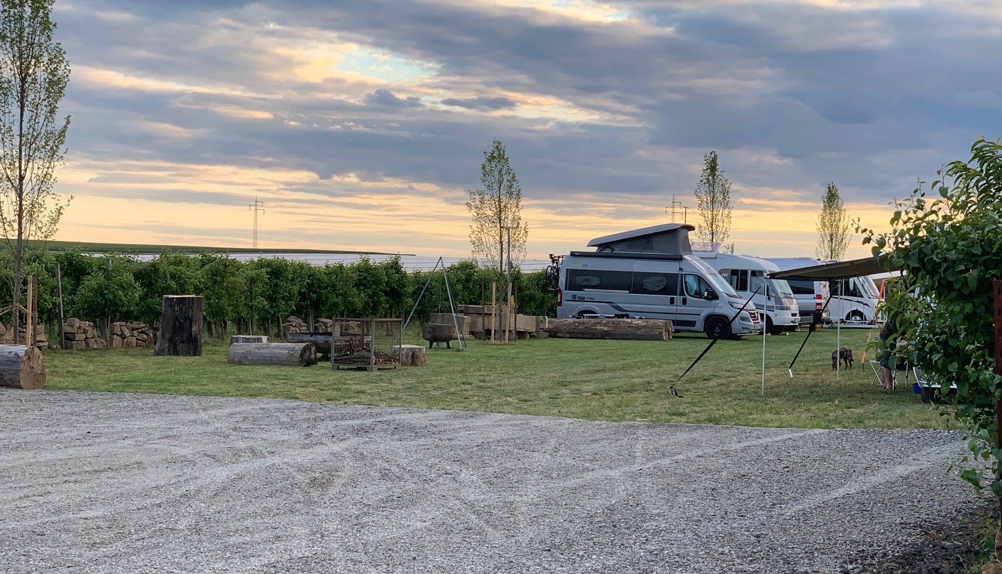 Stellplatz Am Weingut Schmitt | Wohnmobilstellplatz In Deutschland | Bayern