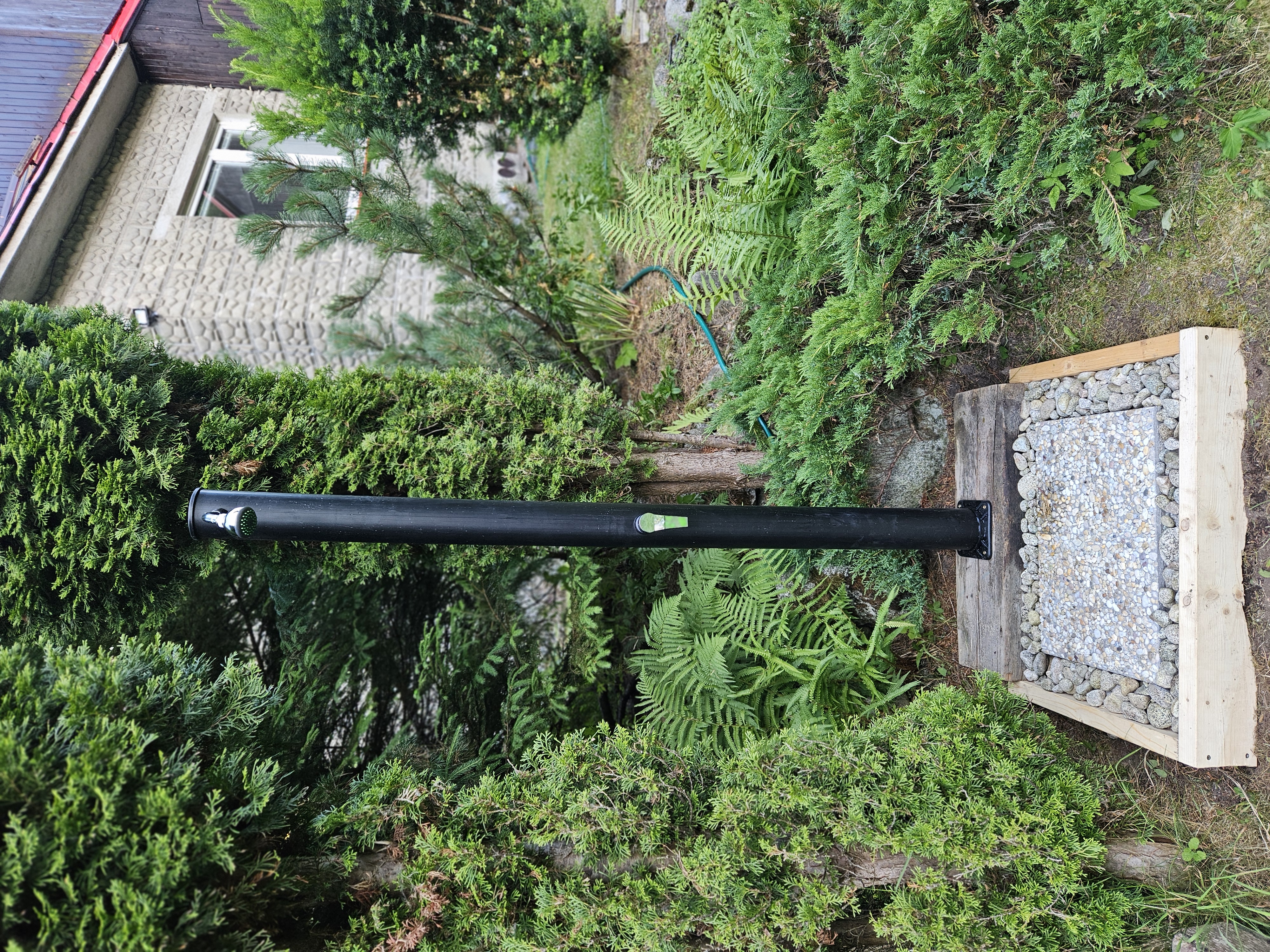 Reisemobilstellplatz - Slowakei West - Garden solar shower - Campsite Marga