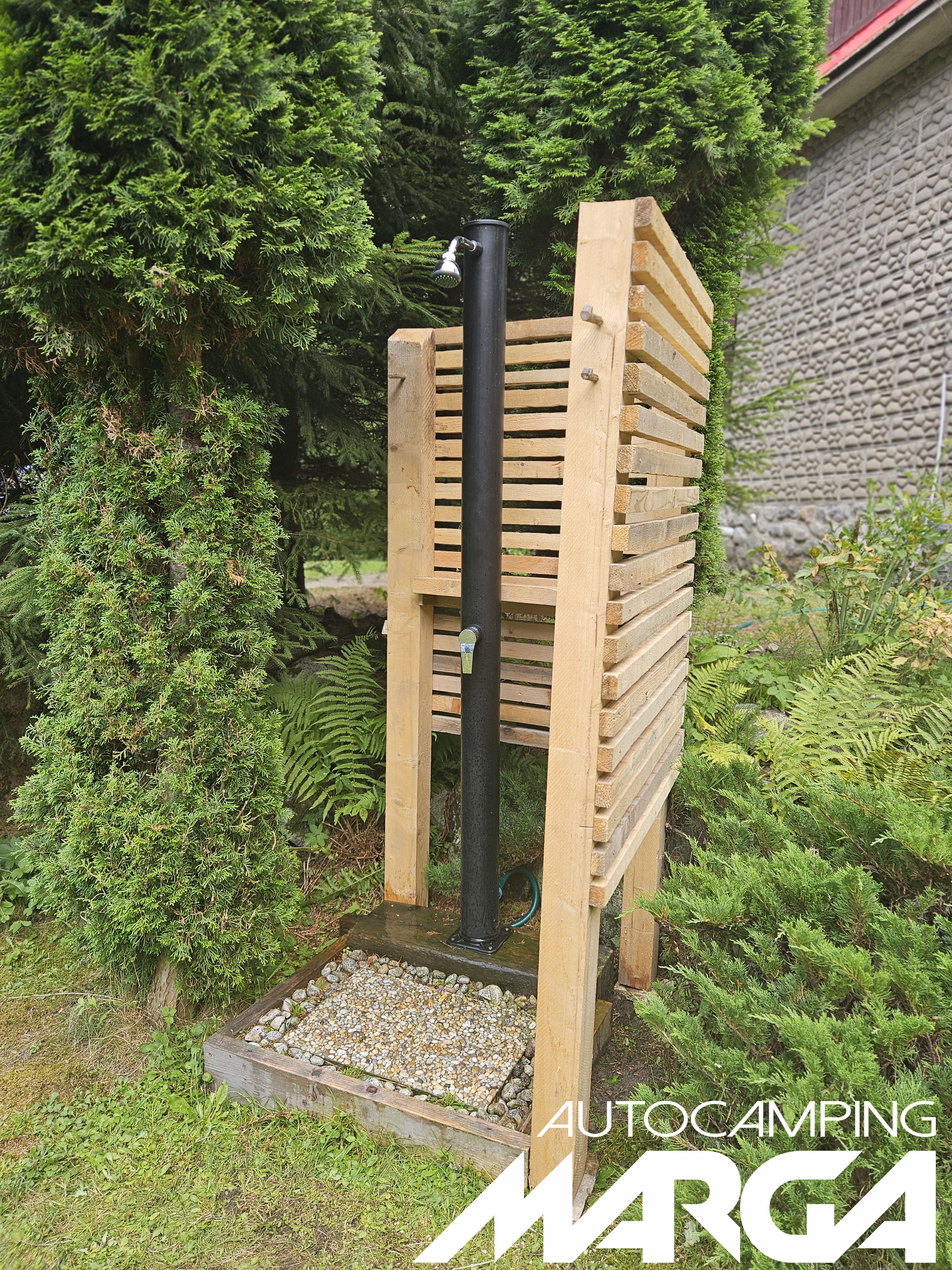 Wohnmobilstellplatz: Solar garden shower - Campsite Marga