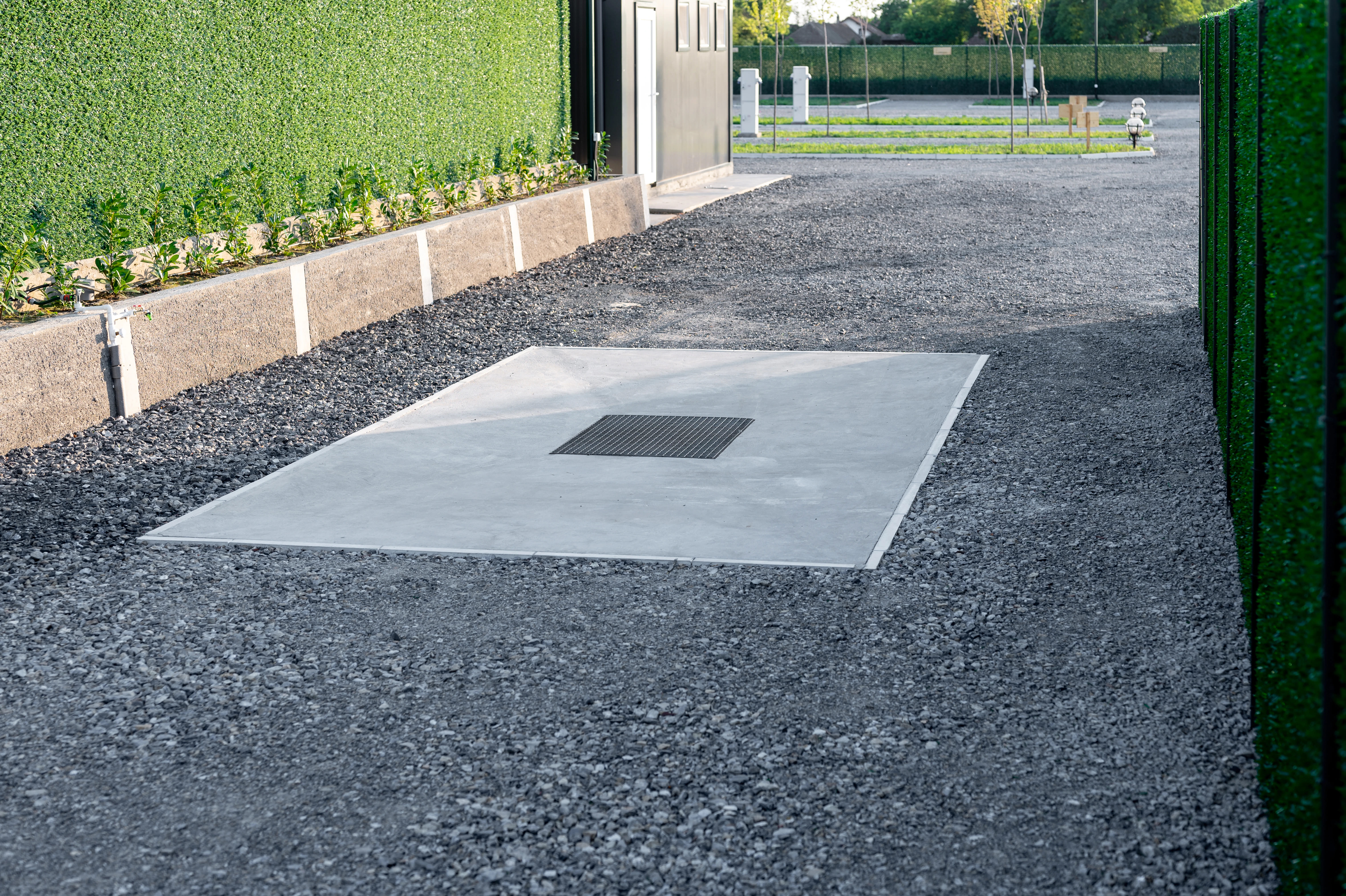 Wohnmobilstellplatz: Camper service station for wastewater disposal at Camping Palić. - Campingplatz Palić